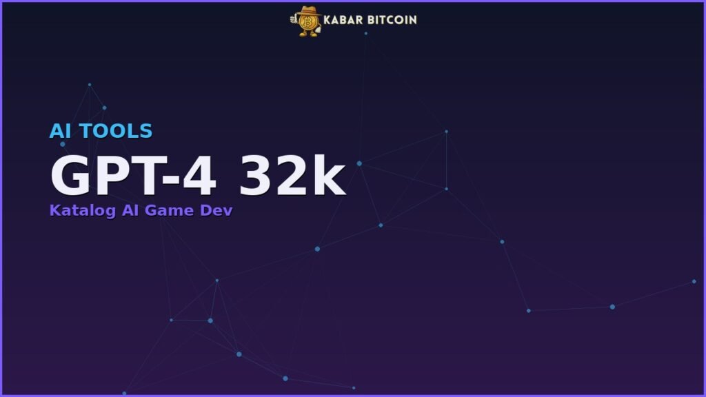 GPT-4 32k - Katalog AI Game Dev